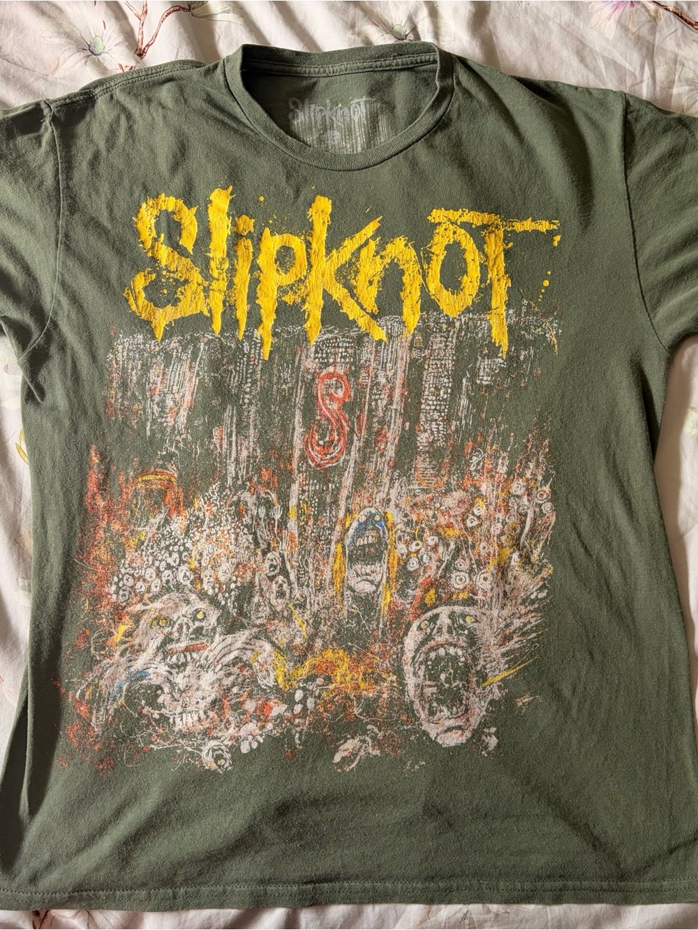 Slipknot / Official “Live At MSG” Shirt / Olive Green / Size US L